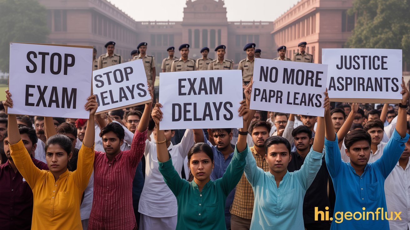 SSC CGL Protest 2025 Student Uprising Against System Failure, 7 Urgent Demands Emerge Amid Mismanagement