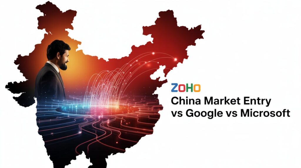 Zoho China Market Entry, Zoho vs Microsoft in China